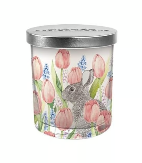 Stonewall kitchen - Michel Design Works -  Spring Blooms Decorative Glass Candle 7.4 oz - 831454