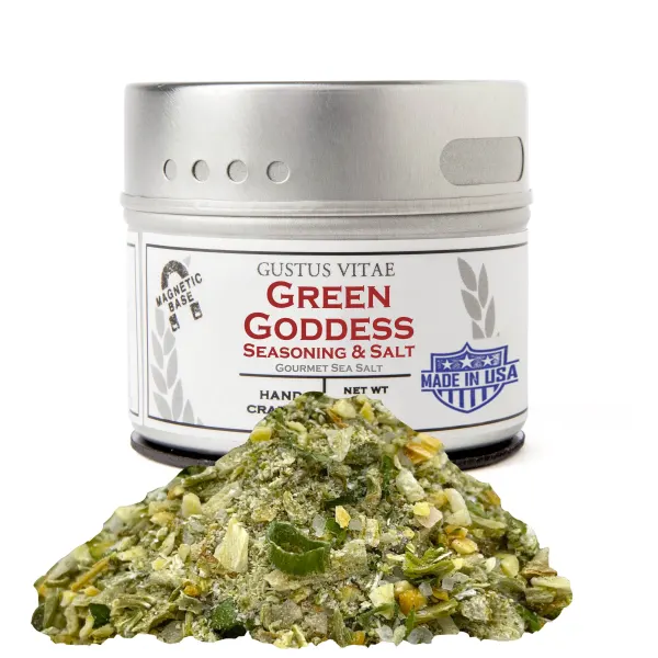 Gustus Vitae Green Goddess Sea Salt & Seasoning  Tin