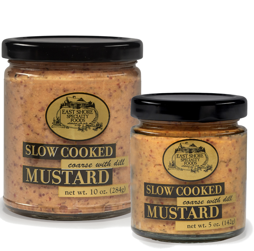East Shore Specialty Foods - Coarse Mustard with Dill Mustard - 5oz Jar  MCD5 DISSVF