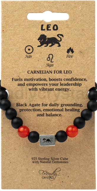 Friendly Crystals - Zodiac Collection - Leo - 8MM