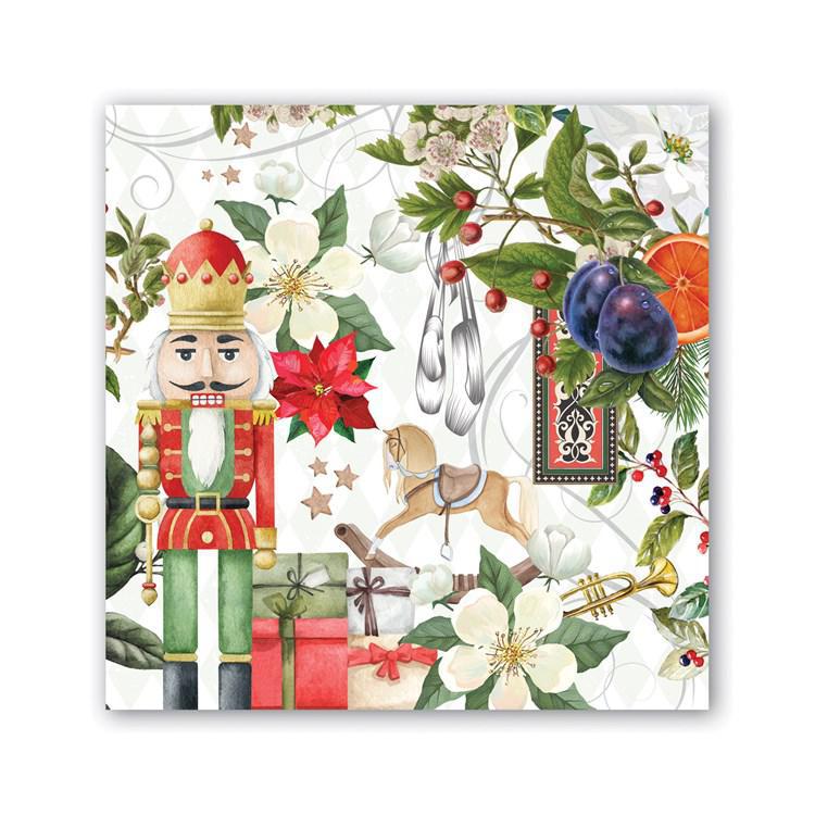 Stonewall Kitchen - Michel Design Works - Nutcracker Suite Cocktail Napkin - 814426 DISVEN