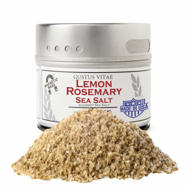Gustus Vitae Lemon Rosemary Sea Salt  Tin DISSVF