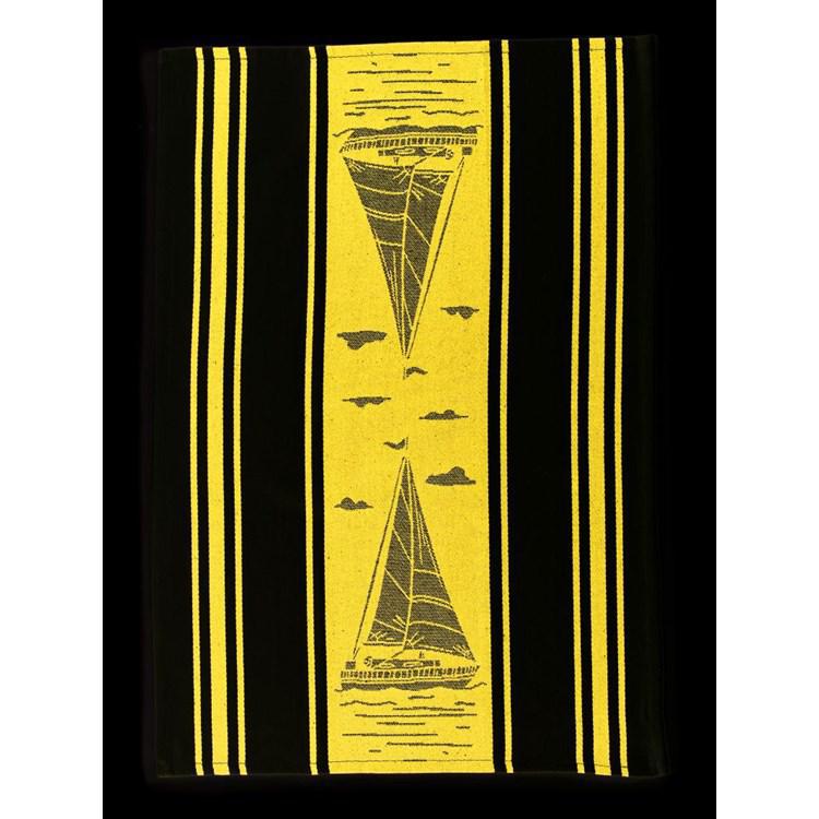 Stonewall Kitchen - Sailboat Jacquard Stripe Tea Towel 608835