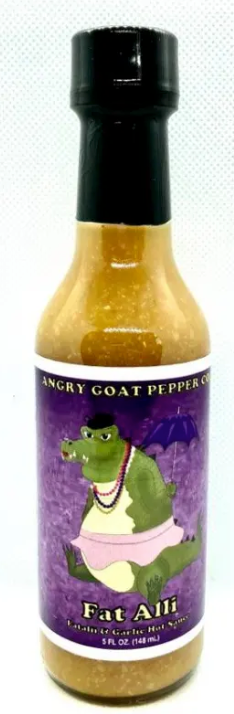 Angry Goat Pepper Co. Hot Sauce AGCP Fat Alli 5oz DISSVF