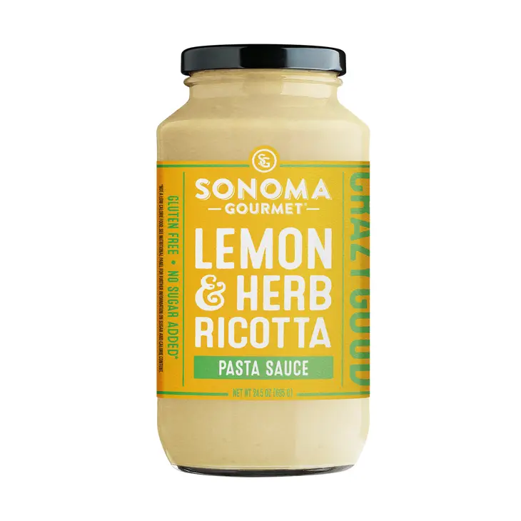 Sonoma Gourmet - Lemon Herb Ricotta Sauce 25 oz - CSG1116-1
