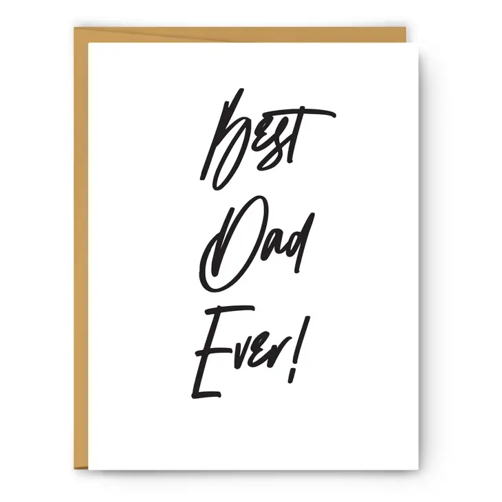 Footnotes - Best Dad Ever! - Father's Day Card - SF0175C