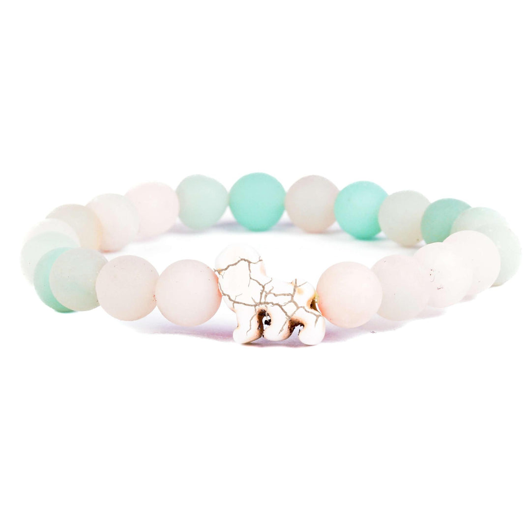 Fahlo - The Excursion Bracelet - Tracks a Lion - Sky Stone