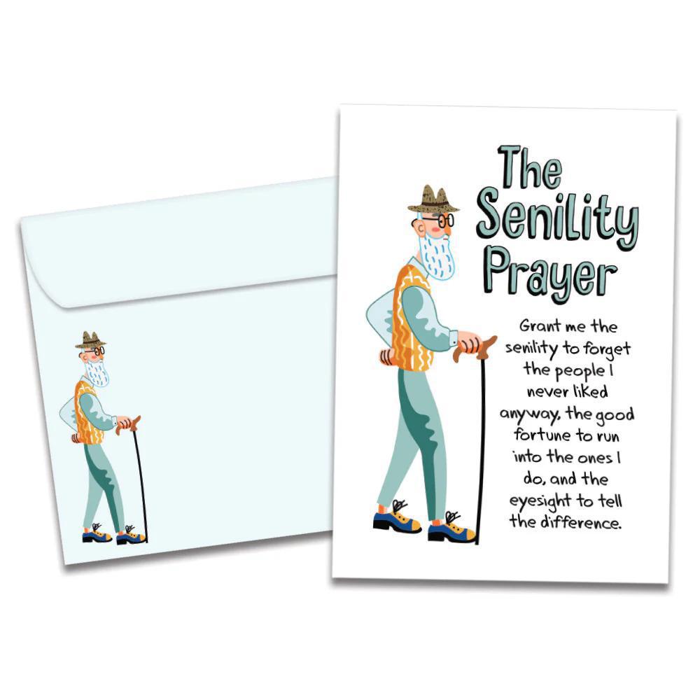 Tree-Free Greetings - Birthday Card - The Senility Prayer 21857