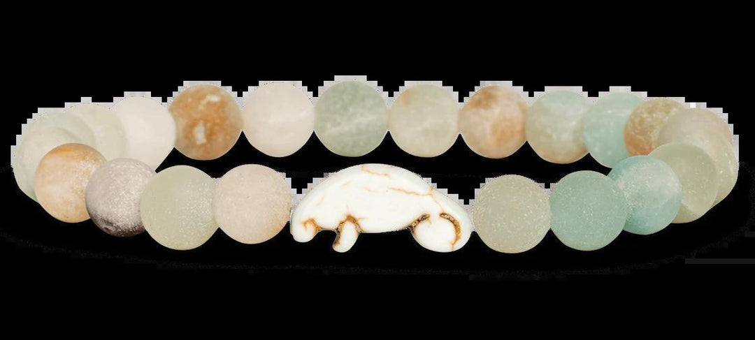 Fahlo - The Drift Bracelet - Tracks a Manatee - Sky Stone