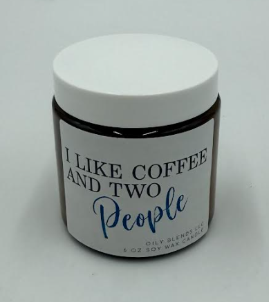Oily Blends - Soy Wax Candles - I Like Coffee and 2 People
