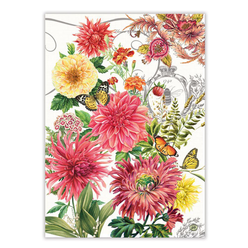 Michel Design Works - Dahlias Kitchen Towel 810418 DISVEN