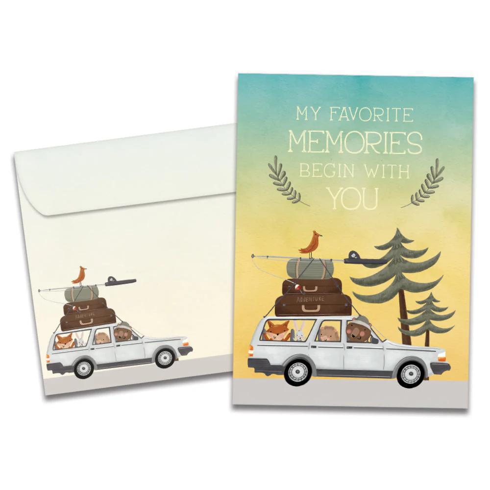 Tree-Free Greetings - Birthday Card - My Favorite Memories Begin With You 21614