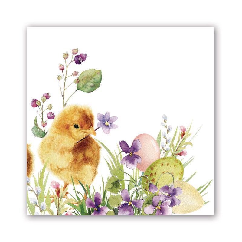 Stonewall Kitchen - Michel Design Works - Bunny Meadow Luncheon Napkin - Style B - 817382B DISVEN