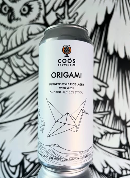 Coos Brewing Co. - Origami Rice Lager - 4 Pack 16 oz Cans - 6089999