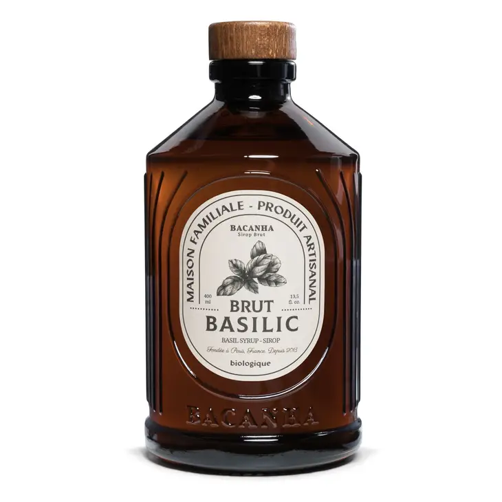 Bacanha -  Raw Basil Syrup - Organic - 400ml DISSVF