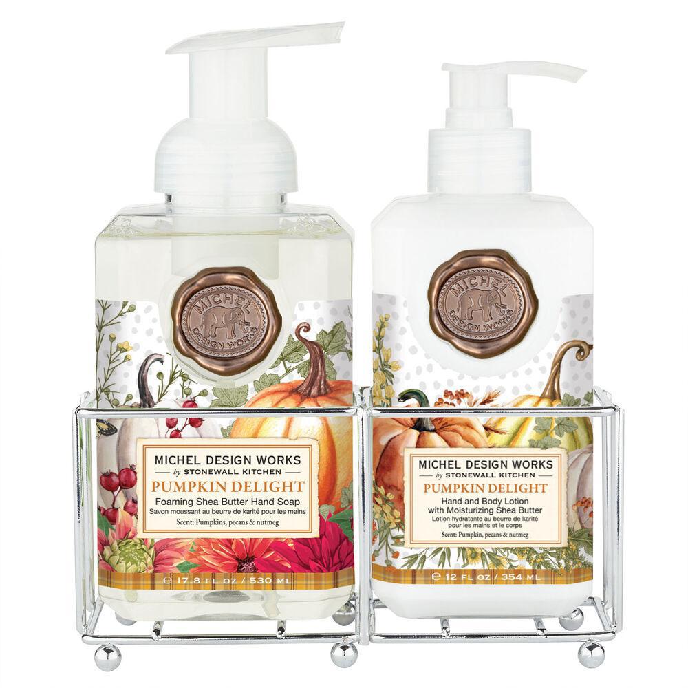 Stonewall Kitchen - Michel Design Works - Pumpkin Delight Hand Care Caddy - 846427 DISVEN