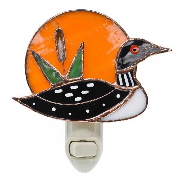 Gift Essentials - Stained Glass Loon Sunrise Nightlight - GE259