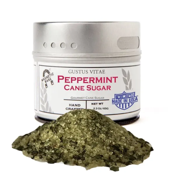 Gustus Vitae Peppermint Cane Sugar - Tin DISSVF