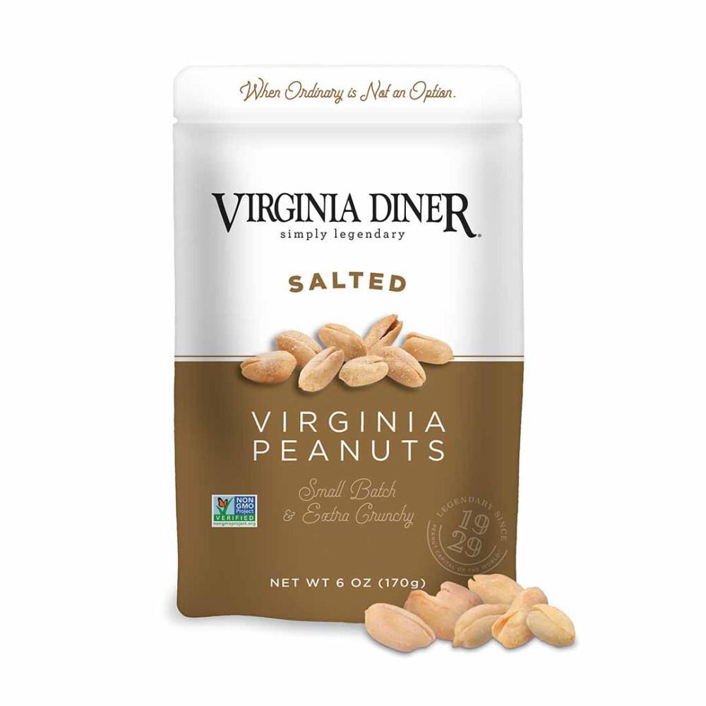 Virginia Diner - Salted Virginia Peanuts 6 oz Pouch - 1025