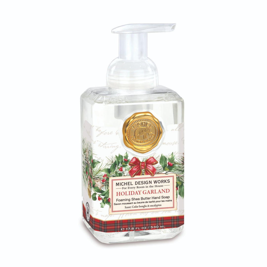 Stonewall Kitchen - Michel Design Works - Holiday Garland Foaming Hand Soap 17.8 oz - 801446