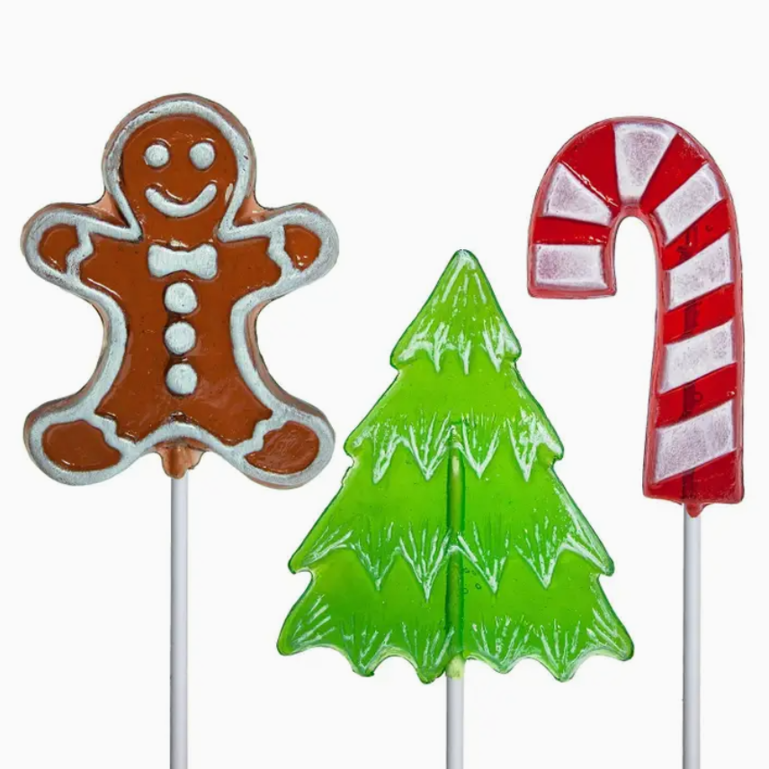 Melville Candy Co. - Frosted Holiday Assorted Lollipops ( Sold Individually ) - 10636