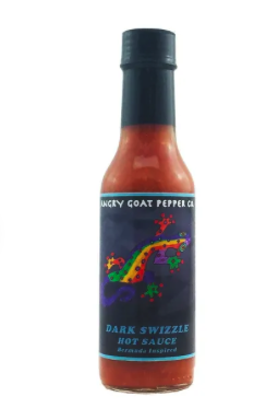 Angry Goat Pepper Co Hot Sauce Dark Swizzle 5 oz DISCOSVF