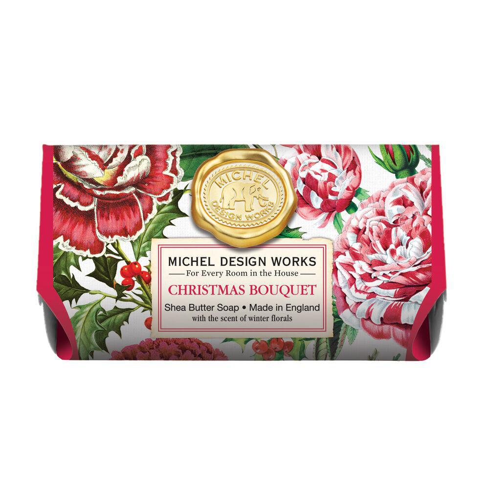 Stonewall Kitchen - Michel Design Works - Christmas Bouquet Large Soap Bar 8.7 oz - 802361 DISVEN