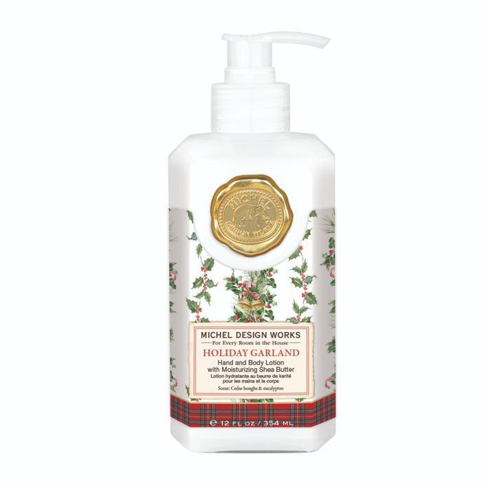 Stonewall Kitchen - Michel Design Works - Holiday Garland Hand and Body Lotion 12 oz - 856446 DISVEN