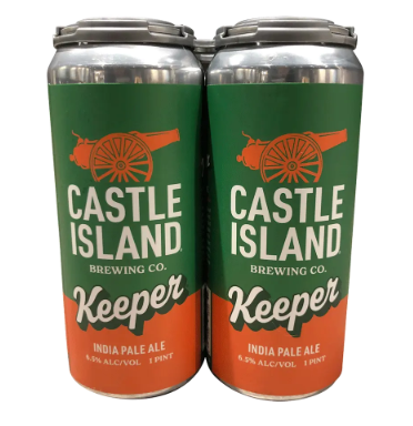 Castle Island Brewing Co. - Keeper IPA - 4 Pack 16 oz Cans - 607331 DISSVF