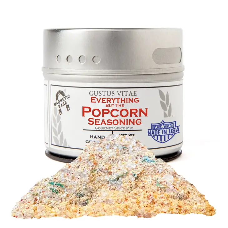 Gustus Vitae  Everything But the Popcorn Seasoning  Tin