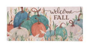 Welcome Fall Pumpkins Sassafras Switch Mat - 432382
