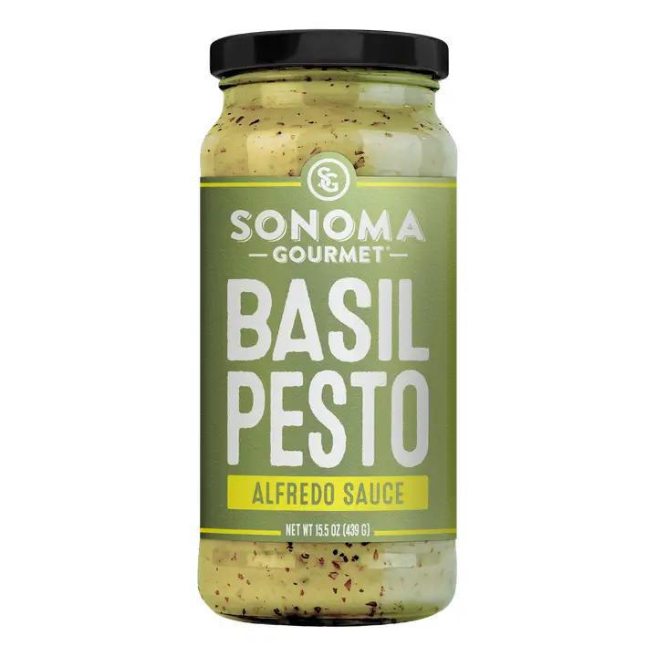 Sonoma Gourmet - Basil Pesto Alfredo Sauce 15.5 oz - CSG1453-1