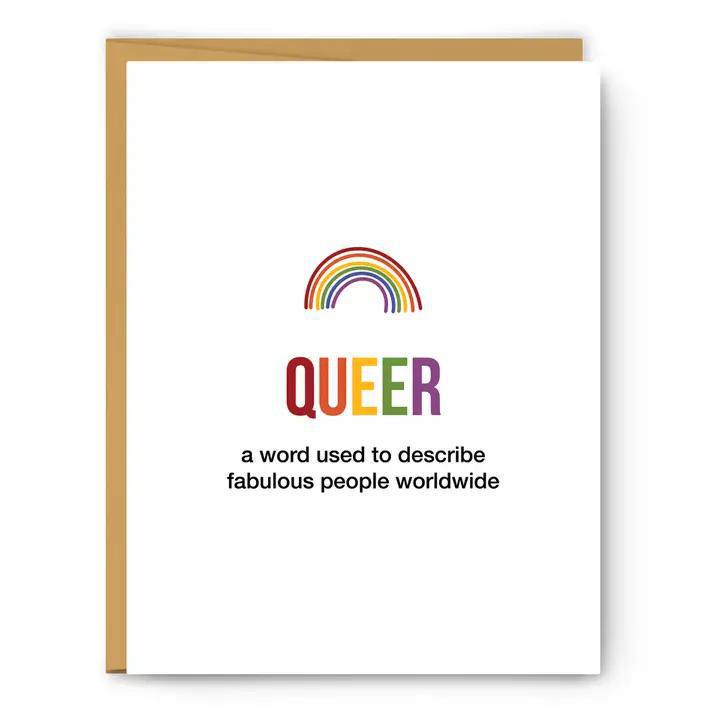 Footnotes - Queer Definition - Everyday Card - FD0075C