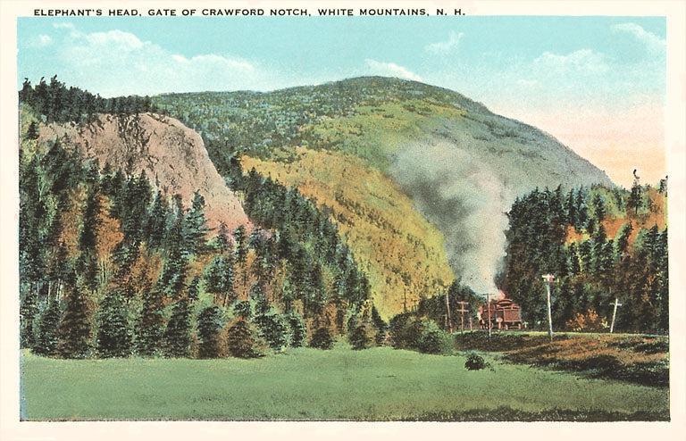 Found Image Press - NH-20 Postcard: Elephant's Head, White Mountains NH-00020-PC1001-S