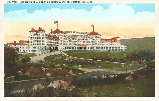 Found Image Press - NH-99 Postcard: Mt. Washington Hotel, White Mountains NH-00099-PC2001-M