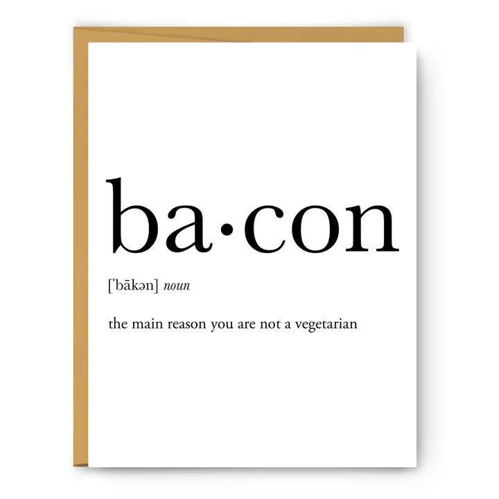 Footnotes - Bacon Definition - Everyday Card - FN0010C