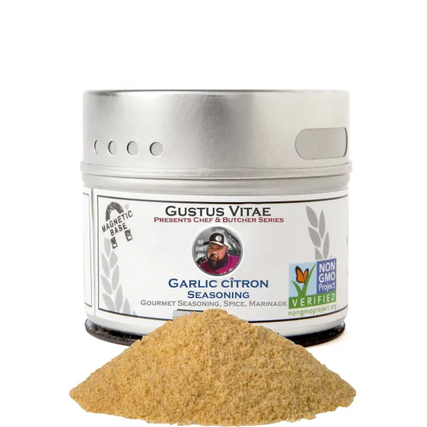 Gustus Vitae Garlic Citron Seasoning  Tin DISVEN
