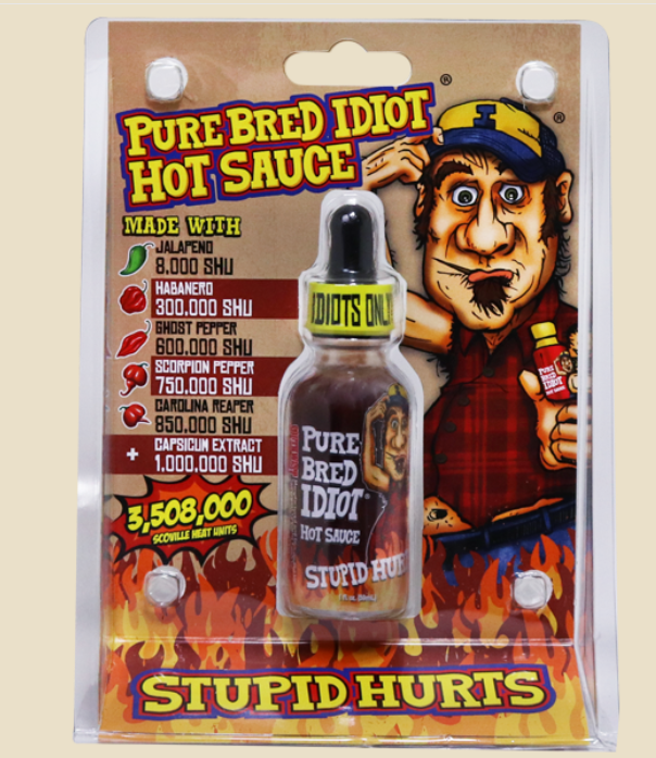 Ass Kickin' -  Pure Bred Idiot Hot Sauce 1 oz - PB012