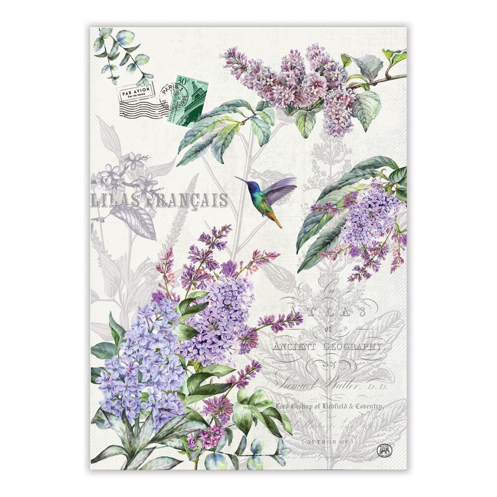 Stonewall Kitchen - Michel Design Works - French Lilacs Kitchen Towel - 810441