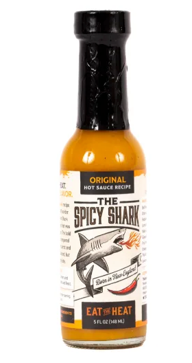 The Spicy Shark - Original Hot Sauce (Habanero) 5 oz - 676-D42ZD