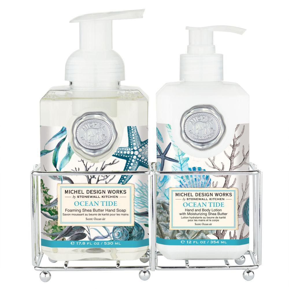 Stonewall Kitchen - Michel Design Works - Ocean Tide Hand Care Caddy - 846352 DISVEN