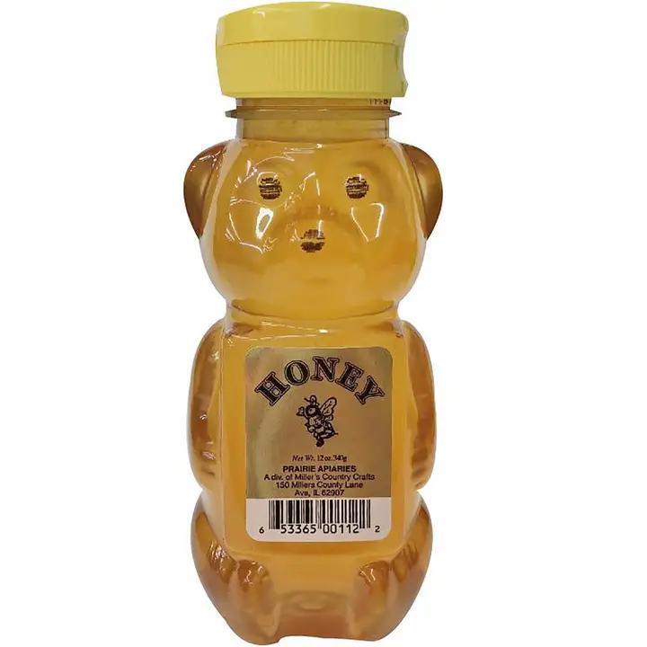 Arndt's Fudgery - Organic Pure Amish Honey Bear 12 oz - HOBEAR-33