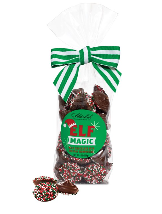 Abdallah Candies - Elf Magic Non-Pareils 8 oz Bag - 7050X