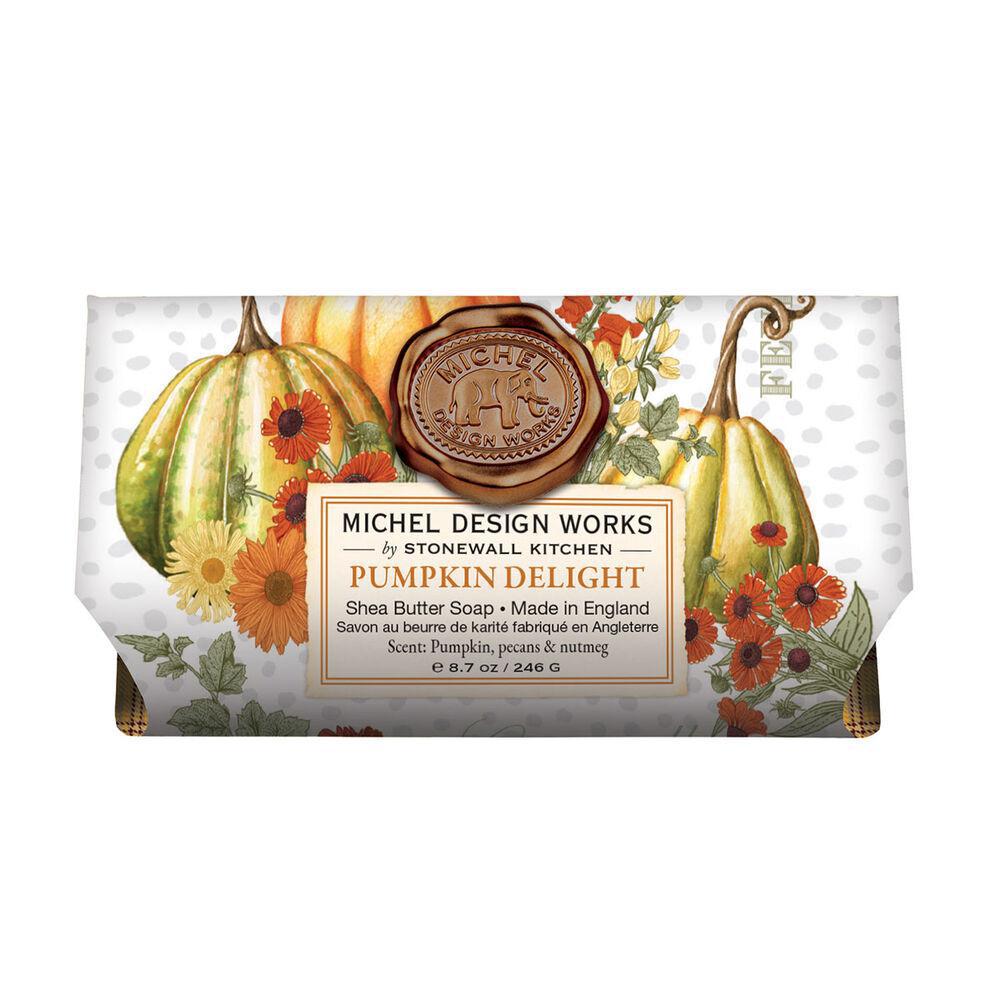Stonewall Kitchen - Michel Design Works - Pumpkin Delight Large Bath Soap Bar 8.7 oz - 802427