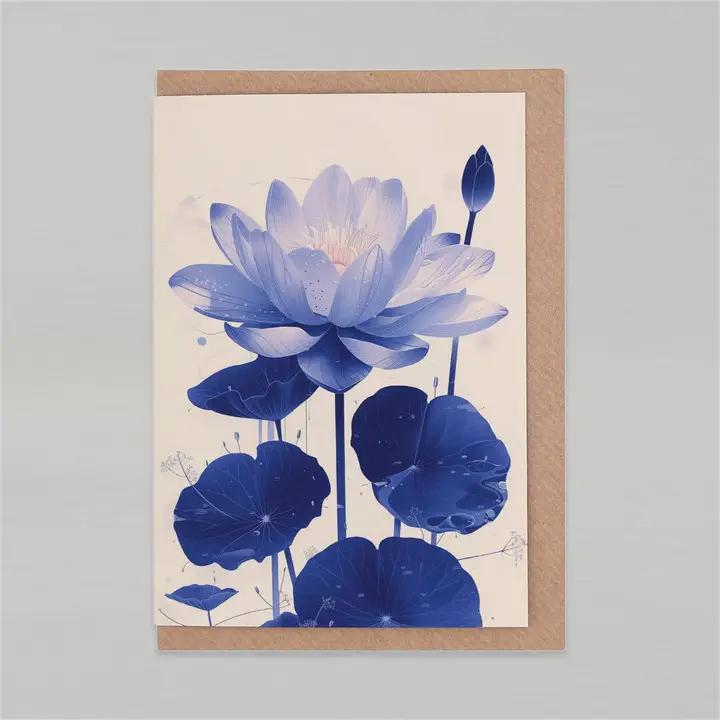 Botanopia - Waterlily | Everyday Greeting Card | Birth Month Flower - GC122