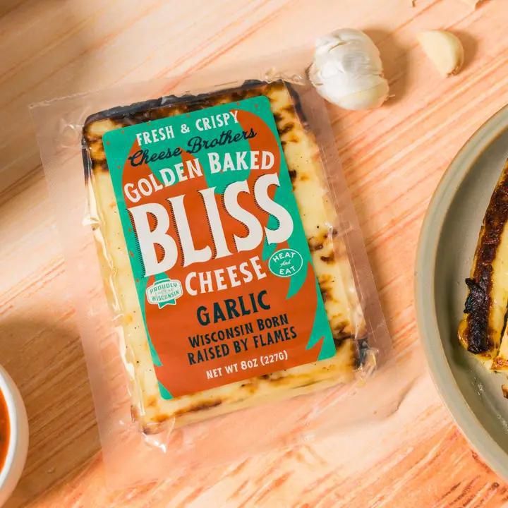 Cheese Brothers - Garlic Golden Baked Bliss Cheese 8 oz - CB130