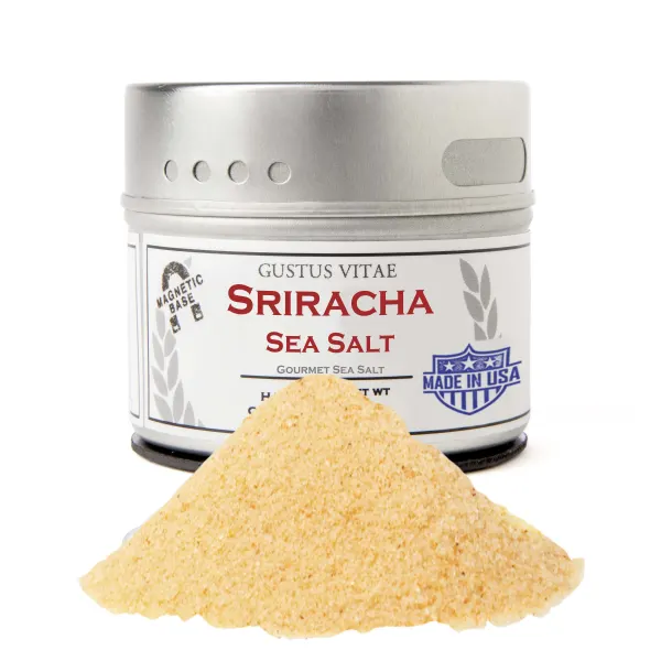 Gustus Vitae Sriracha Sea Salt  Tin DISVEN