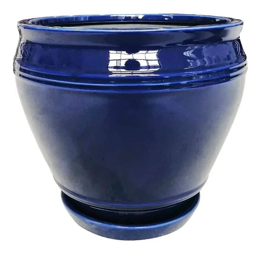 Southern Patio - 6" Collins Planter - Blue - 81250886