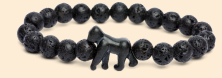 Fahlo - The Traverse Bracelet -  Tracks a Gorilla - Blackout