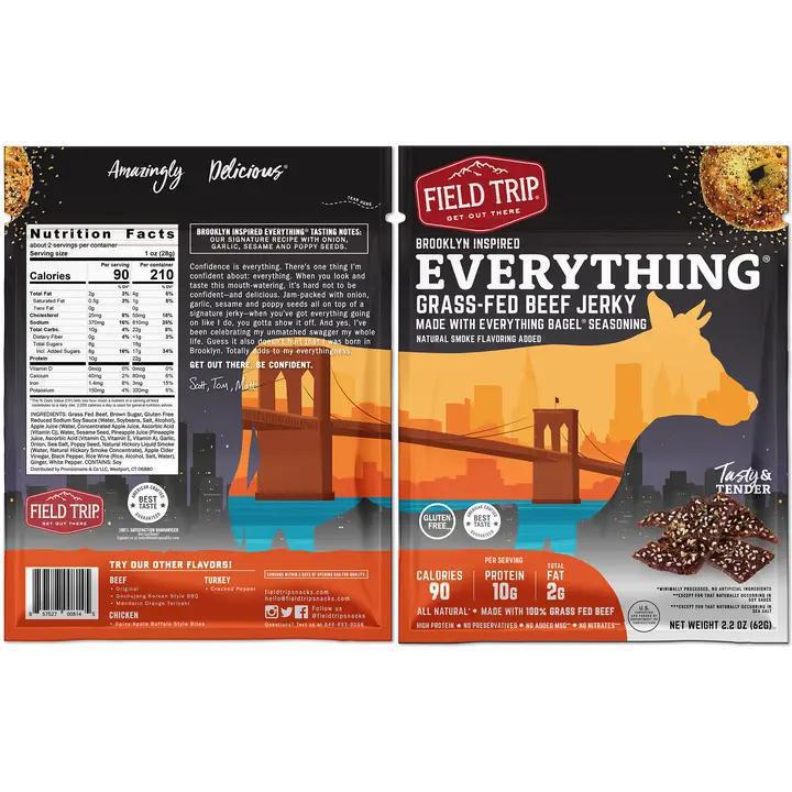 Field Trip - Everything Bagel Seasoned Beef Jerky 2.2 oz DISSVF